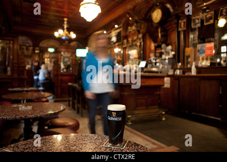 Stags Head Pub Dublin Irland Stockfoto