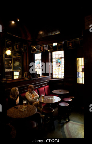 Stags Head Pub Dublin Irland Stockfoto