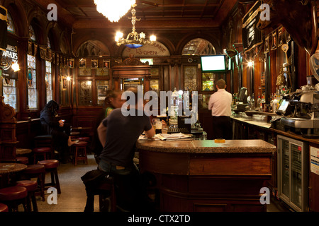 Stags Head Pub Dublin Irland Stockfoto