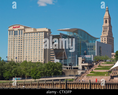 Connecticut Science Center Gebäude in Hartford CT Stockfoto