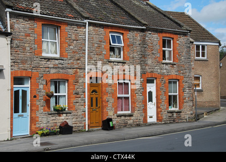 inländischen Straße, Wells, Somerset UK Stockfoto