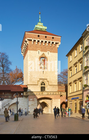 St. Florians Tor oder Florian Tor, Krakauer Altstadt, Unesco, Polen Stockfoto