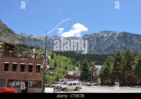 Ouray, "Kleine Schweiz" in Colorado, USA Stockfoto