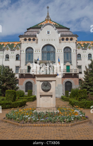 Platz vor dem alten Rathaus Târgu Mures, Karpaten Siebenbürgen, Rumänien, Osteuropa, EU Stockfoto