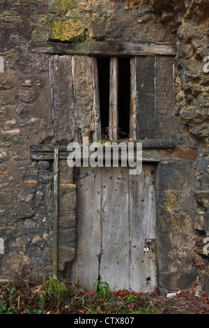 Detail-Aufnahme des Dorf Montresor im Loire-Tal. Stockfoto