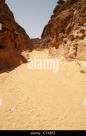 Farbige Canyon in Sinai, Ägypten Stockfoto