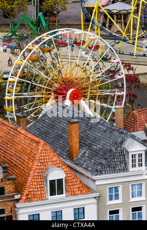 Madurodam, ein ganzes Land im Kleinformat, ist eine der wichtigsten Touristenattraktionen in Den Haag (oder Den Haag), in Südholland, Niederlande. Stockfoto