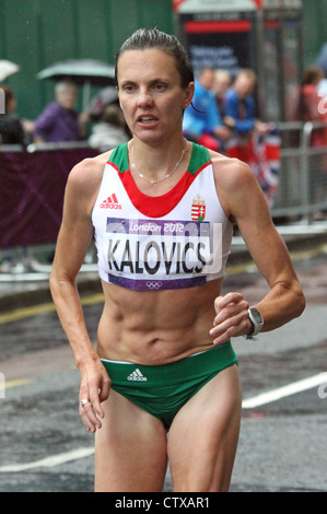 Aniko Kalovics Ungarn Frauen London 2012 Olympische marathon Stockfoto