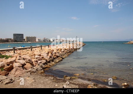 La Escala, Katalonien, Spanien. Stockfoto