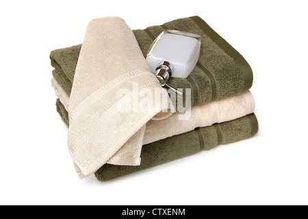 Handtücher Stockfoto