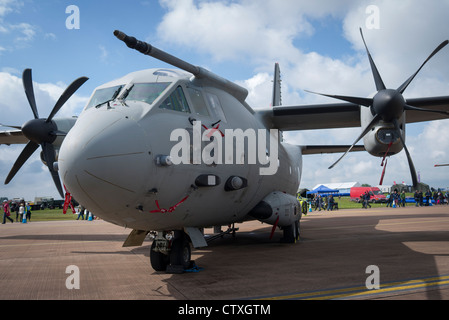 Alenia C-27J Spartan italienische Militärflugzeuge auf RAF Fairford 2012 Stockfoto