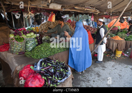 Basar in Innenstadt Kunduz, Afghanistan Stockfoto