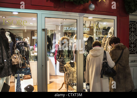 Frauen einkaufen, Straßburg, Elsass, Frankreich Stockfoto