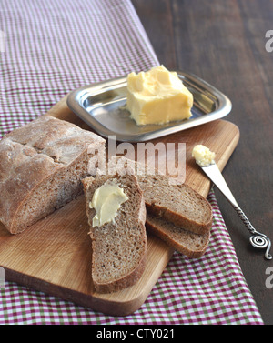 Honig und Lavendel Brot Stockfoto