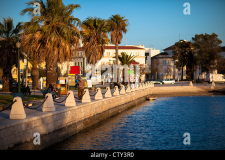 Faro-Hafen-Portugal Stockfoto