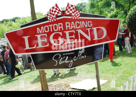 Stirling Moss Autogramme am Classic Days 2012, Schloss Dyck Deutschland Stockfoto