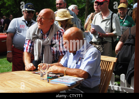 Stirling Moss Autogramme am Classic Days 2012, Schloss Dyck Deutschland Stockfoto