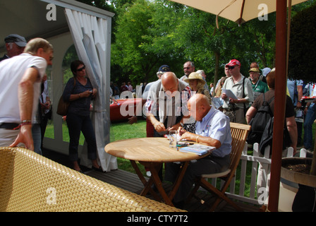 Stirling Moss Autogramme am Classic Days 2012, Schloss Dyck Deutschland Stockfoto