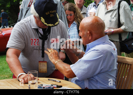 Stirling Moss Autogramme am Classic Days 2012, Schloss Dyck Deutschland Stockfoto