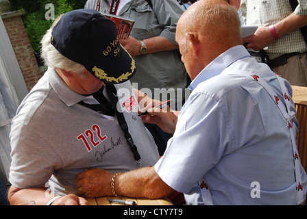 Stirling Moss Autogramme am Classic Days 2012, Schloss Dyck Deutschland Stockfoto