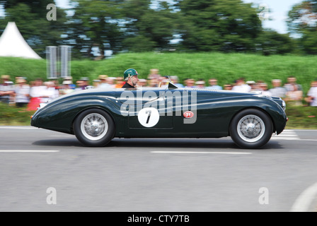 Jaguar C-Type bei den Classic Days Schloss Dyck Deutschland 2012 Stockfoto