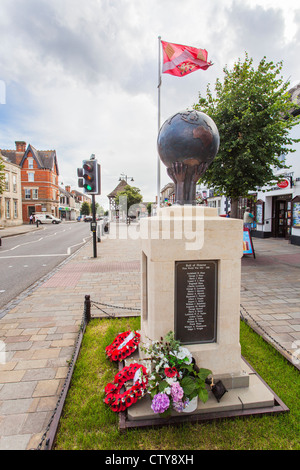 Krieg-Denkmal Royal Wootton Bassett, Wiltshire, England, UK Stockfoto