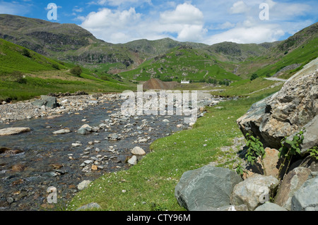 Coppermines Valley im Sommer in der Nähe von Coniston Cumbria Lake District National Park England Vereinigtes Königreich GB Großbritannien Stockfoto