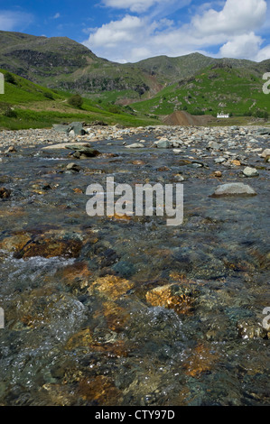 Coppermines Valley im Sommer in der Nähe von Coniston Cumbria Lake District National Park England Vereinigtes Königreich GB Großbritannien Stockfoto