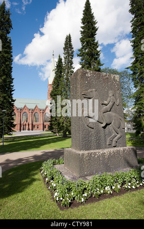 Civil War Memorial, Mikkeli, Finnland Stockfoto