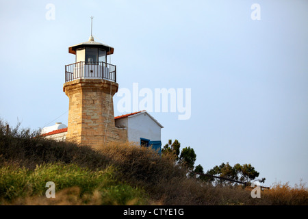 Meneou Leuchtturm am Cape Kiti, Zypern Stockfoto