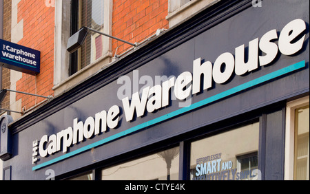 Das Carphone Warehouse Stockfoto