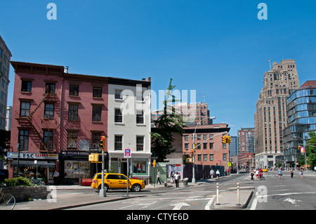 8th Avenue - Horatio Street West Village (Greenwich Village) Manhattan New York Vereinigte Staaten von Amerika Stockfoto