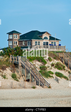 Waterfront Beach Haus, Nags Head, OBX, Outer Banks, North Carolina, USA Stockfoto