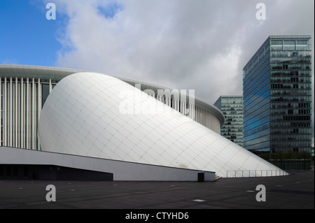 Philharmonie an der Place d ' Europe, Architekten Christian de Portzamparc am Place d ' Europe, Luxemburg-Stadt Stockfoto