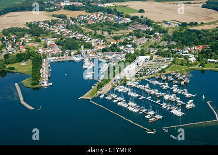 Luftaufnahme von Lauterbach, Putbus, Insel Rügen, Ostseeküste, Mecklenburg-West Pomerania, Deutschland Stockfoto