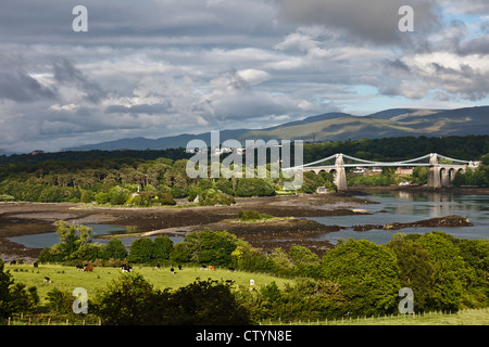 Menai Bridge, Anglesey, Wales Stockfoto
