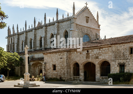 La Cartuja de Santa María de Miraflores Kloster der Kartäuser und das Königliche Pantheon der Eltern von Isabel la Católica. Burgos, Spanien, Europa. Stockfoto