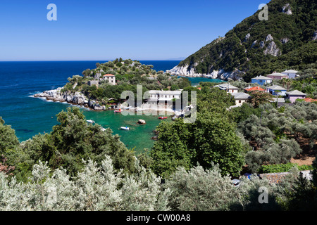 Blick auf Küste, Standort für den Film Mamma Mia! Stockfoto