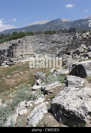 Tlos, antike Stadt in der Türkei Stockfoto