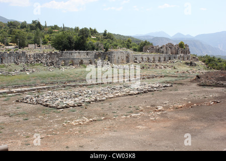 Tlos, antike Stadt in der Türkei Stockfoto