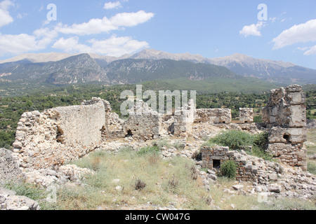 Tlos, antike Stadt in der Türkei Stockfoto