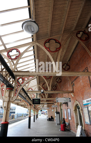 Aberystwyth Bahnhof Wales Uk Stockfoto