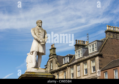 Statue, Joseph Hume schottischen radikale Politiker. Montrose Schottland, Vereinigtes Königreich Stockfoto