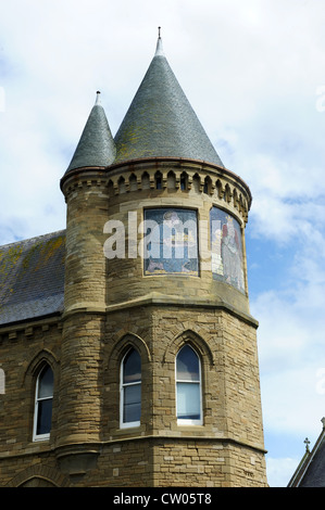 Old College Aberystwyth Universität Aberystwyth Wales Großbritannien bauen Stockfoto