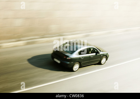 Auto unterwegs Stockfoto