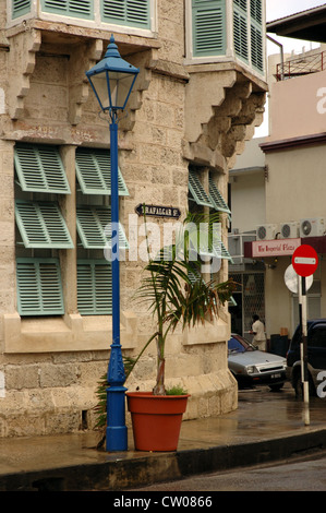 Trafalgar Square in Bridgetown Barbados wurde umbenannt in National Heroes Square im Jahr 1999 Stockfoto