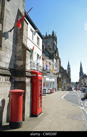 Hohen Weststraße, Dorchester, Dorset, England, Vereinigtes Königreich Stockfoto