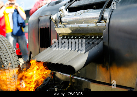 Einige atemberaubende Autos aus dem Top Gear Flügel und Räder zeigen, 2011. Von Ferrari F40, Napier Railtons hatte es alles! Stockfoto