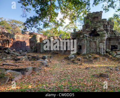 Ruinen von Preah Khan Tempel in Kambodscha Stockfoto