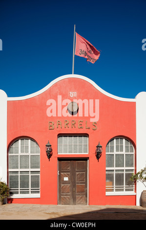 Fässer, Berg Straße, Lüderitz, Namibia Stockfoto